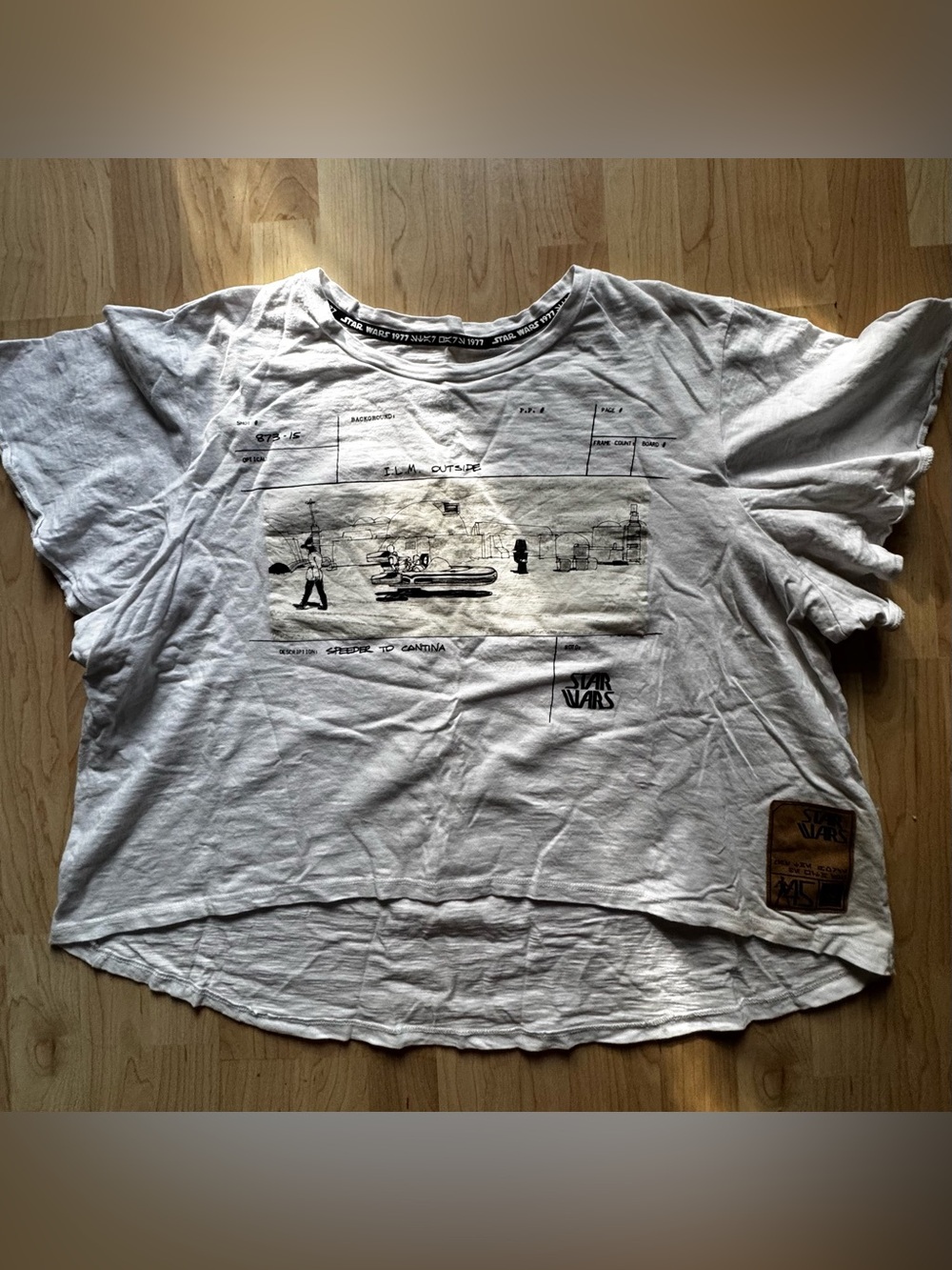 Walt Disney World Star Wars Women's White Graphic Tee